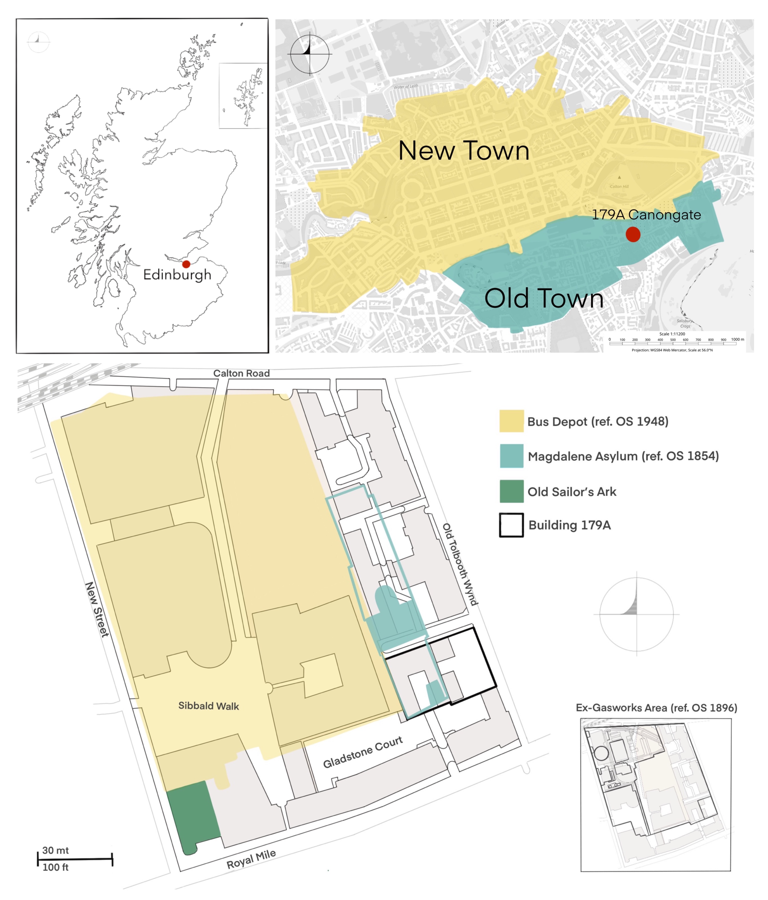 Edinburgh case study map