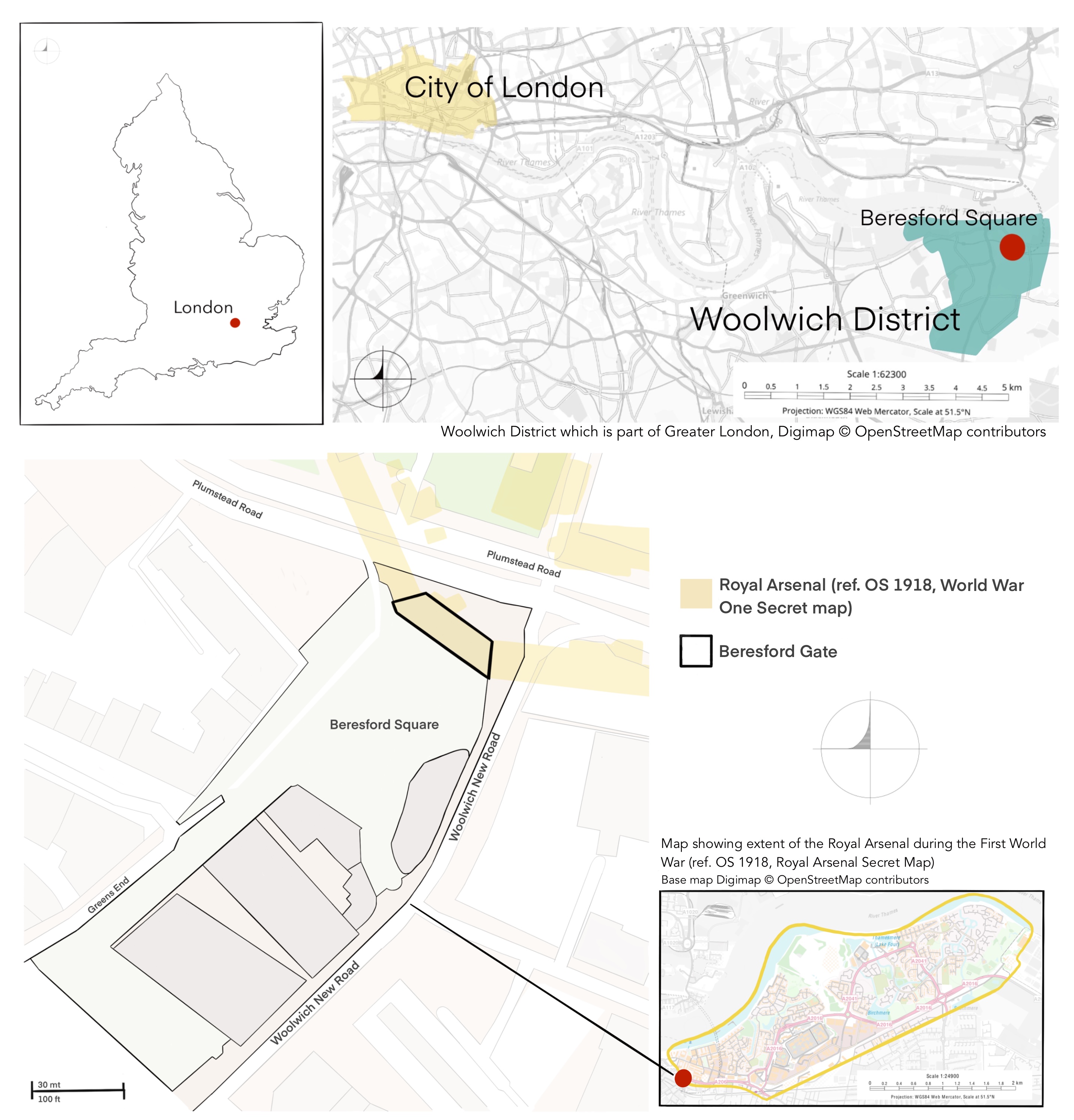 Beresford Square Map